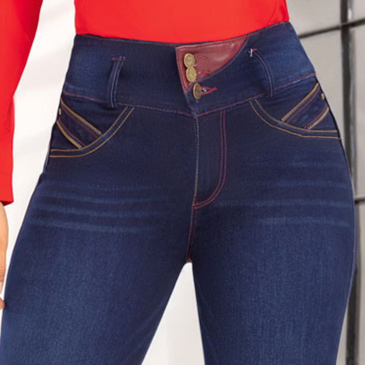 Jeans Push-Up Colombiano 1575 Draxy