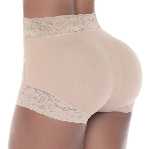 Culotte Push-Up, Alta Compressione Senza Imbottiture 331c Beige