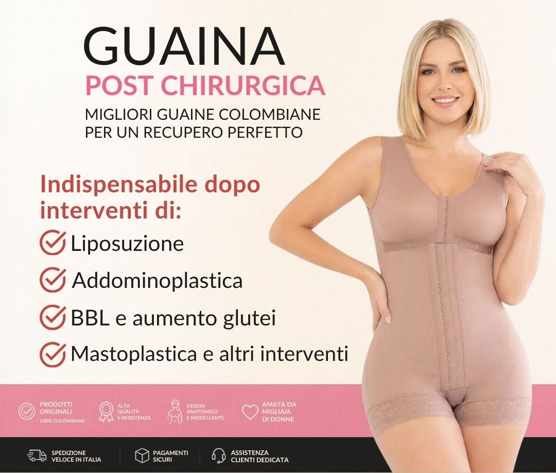 Guaina Post Chirurgica: la Guida Completa dopo Liposuzione, Addominoplastica e BBL