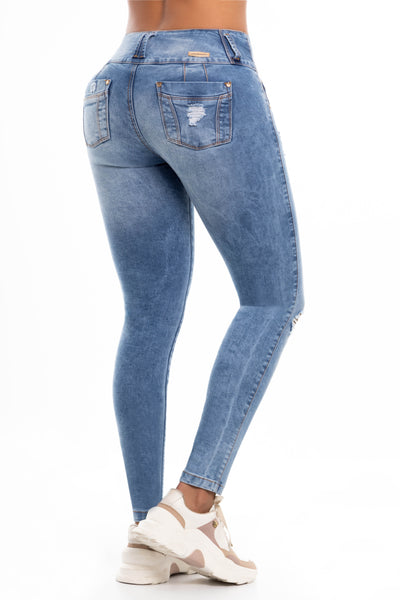 Jeans PUSH UP denim Crokante
