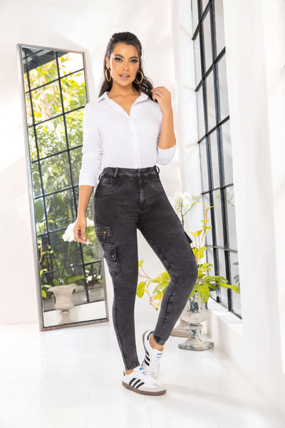 Codice 1573 Jeans PUSH UP Modellante marchio Draxy