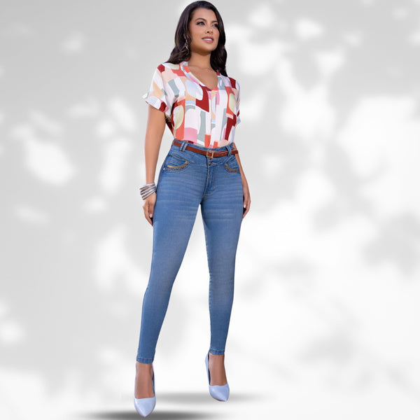 Codice. 1635  Jeans PUSH UP Modellante Draxy