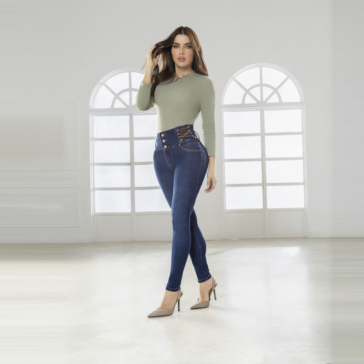 Jeans Push-Up Colombiano 1873 Draxy — PREVENDITA