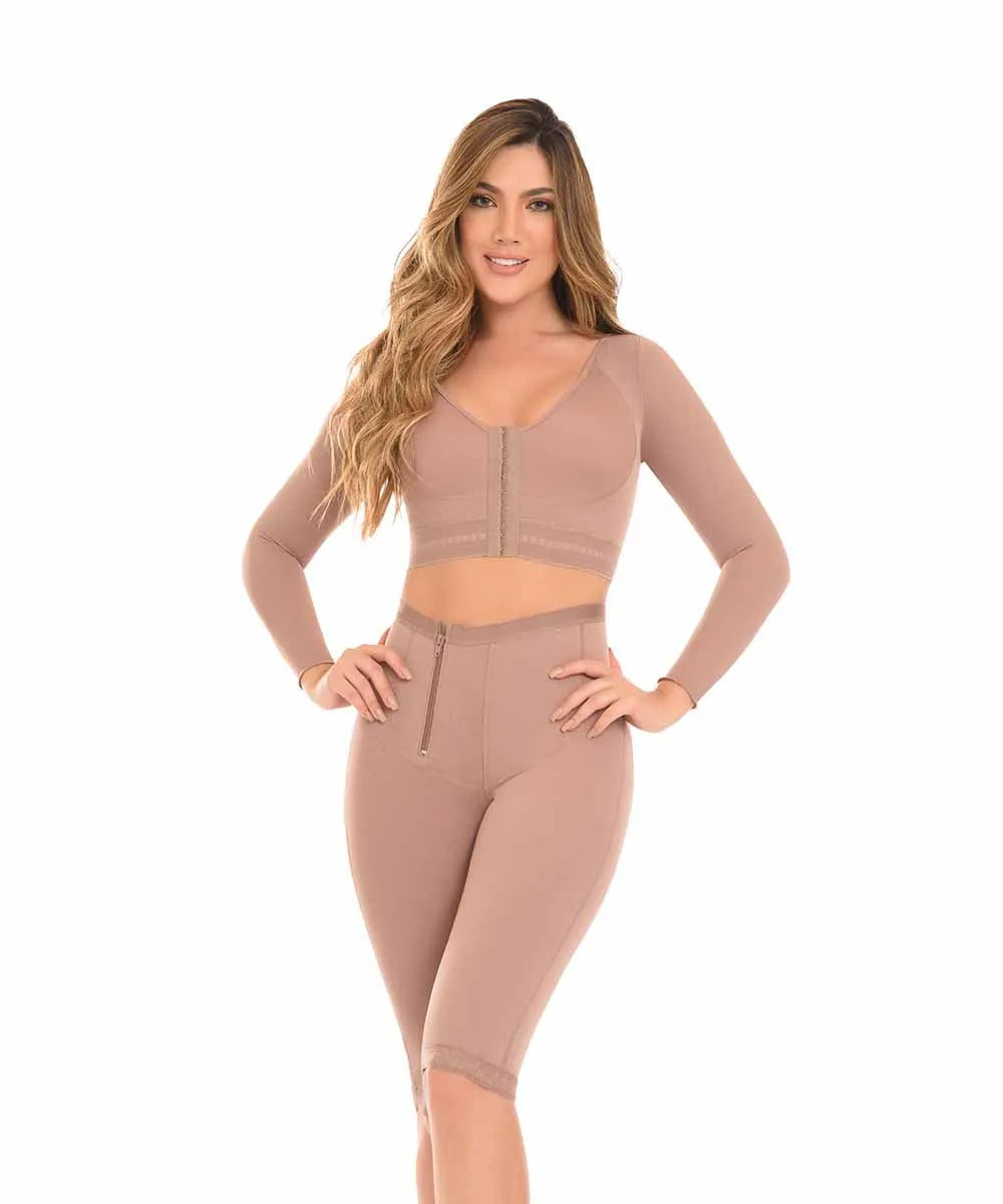 Pantaloncino Push-Up Modellante Alta Compressione, Effetto Lifting Glutei - Fajate F391