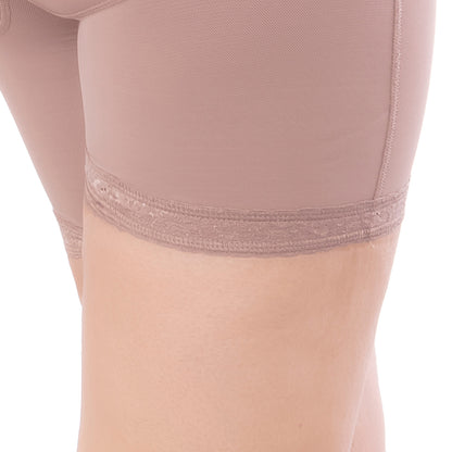Guaina Modellante con Reggiseno Incorporato e Chiusura Laterale, Alta Compressione - F216