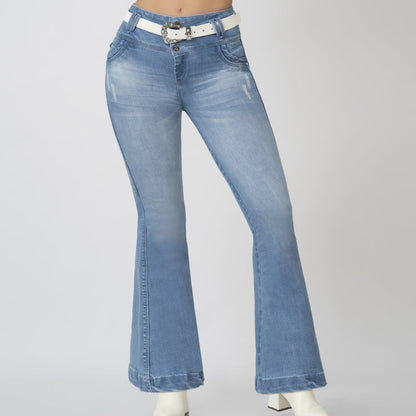 Jeans Push-Up a Zampa Divina 2771
