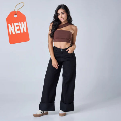 Jeans Colombiano Stilo Wide Leg Tiro Alto ⭐⭐⭐⭐⭐2682