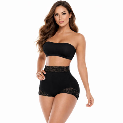 Culotte Push-Up, Alta Compressione Senza Imbottiture  331c Nero
