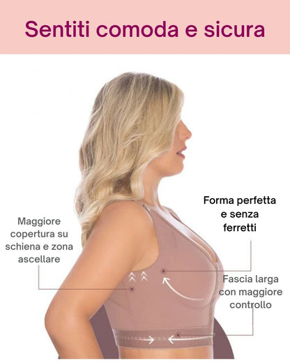 Reggiseno Sportivo Comfort Quotidiano, Alta Copertura - Fajate F348