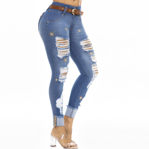 Codice 80740 Jeans Push Up Colombiano WOW