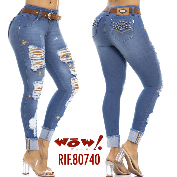 ★★★★★ Codice 80740 Jeans Push Up Colombiano WOW