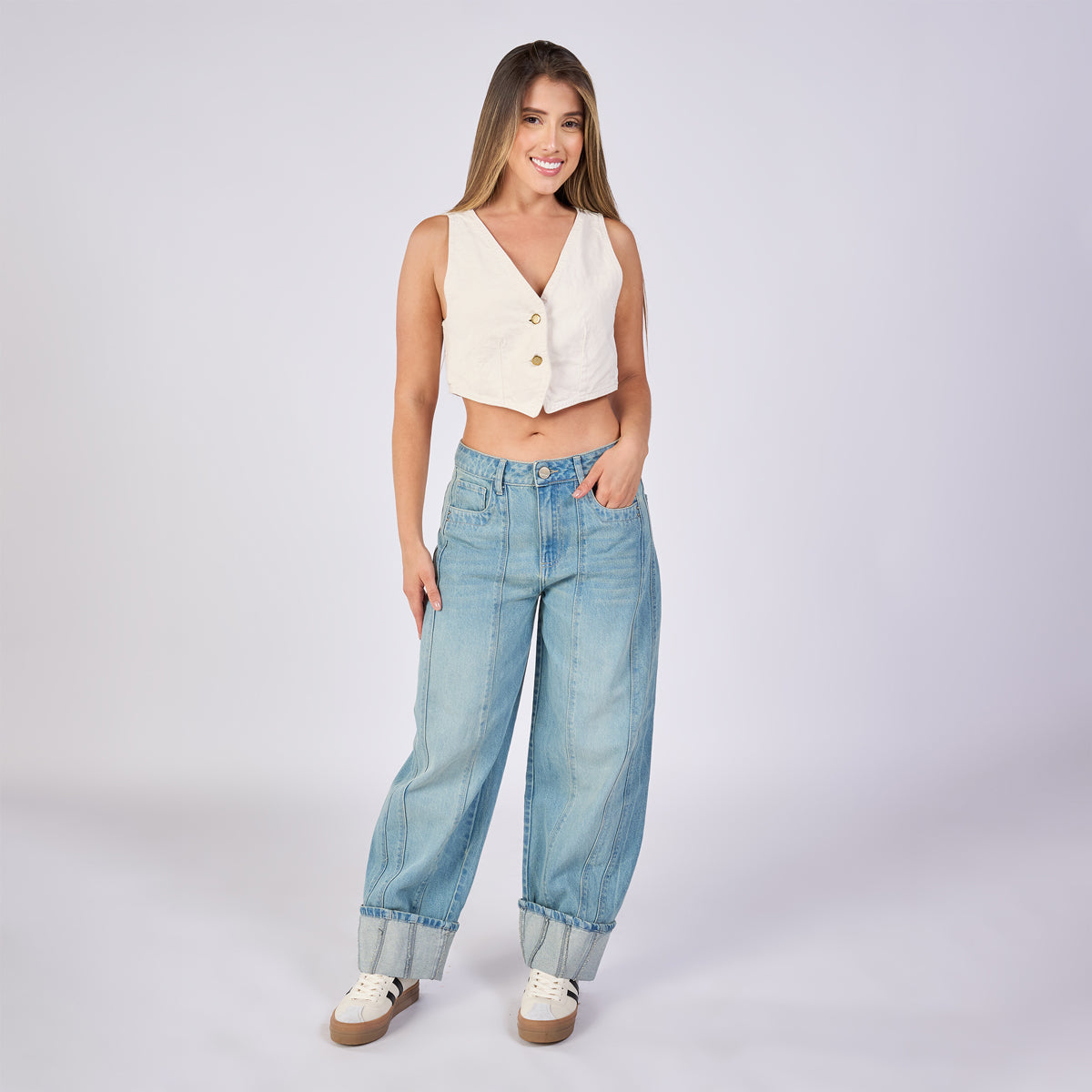 Jeans Colombiano Stilo Barrel USH ⭐⭐⭐⭐⭐ 2692