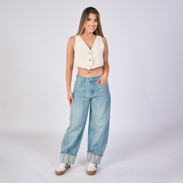 Jeans Colombiano Stilo Barrel USH ⭐⭐⭐⭐⭐ 2692