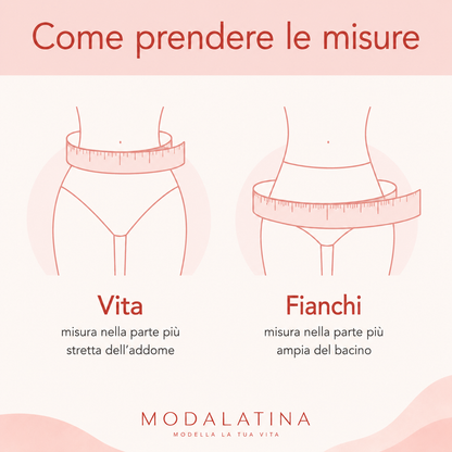 Guaina Modellante Alta Compressione con Sostegno Addominale F347