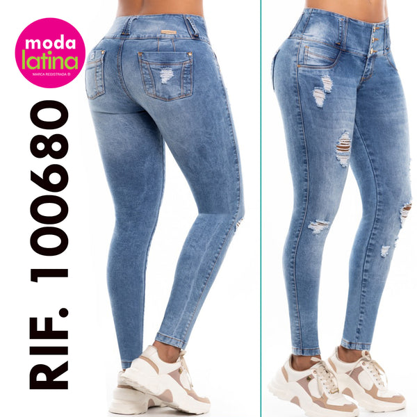 Jeans PUSH UP denim Crokante