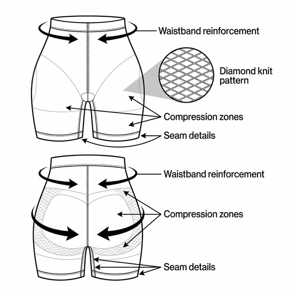 Culotte push-up modellante (Non Imbottito) Codice 2006 nero