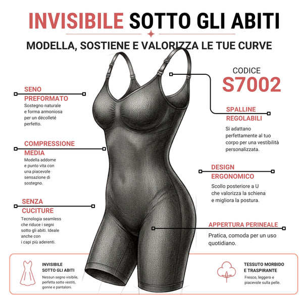 Tutina senza cuciture S7002