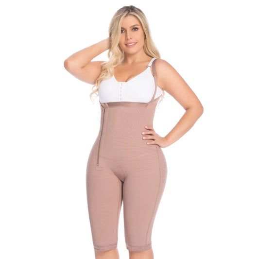 Guaina Modellante Short Strapless, Alta Compressione Push-Up - Fajate F021