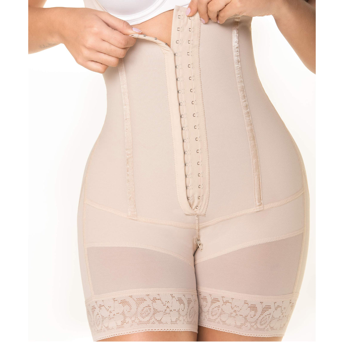 Guaina con stecche modellante a short FU-127